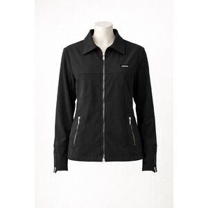 ARISTA Equestrian Riding Jacket Black XL Stretch Softshell Canada Made Full Zip